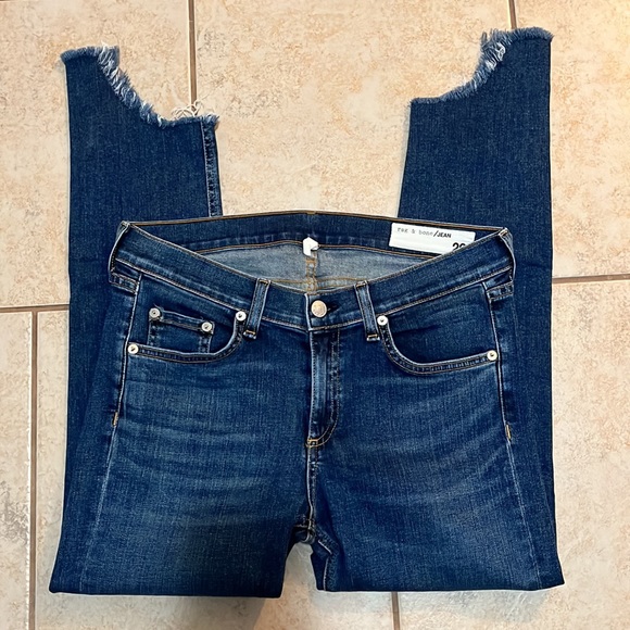 RAG & BONE Capri Jeans Blue Size 29 - Picture 2 of 14